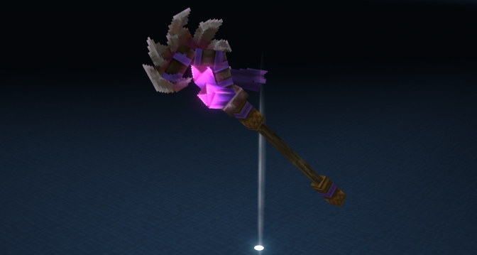 Final Channeling Staff weapon in-game